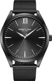 Kenneth Cole Classic Mesh Strap Watch, 44mm