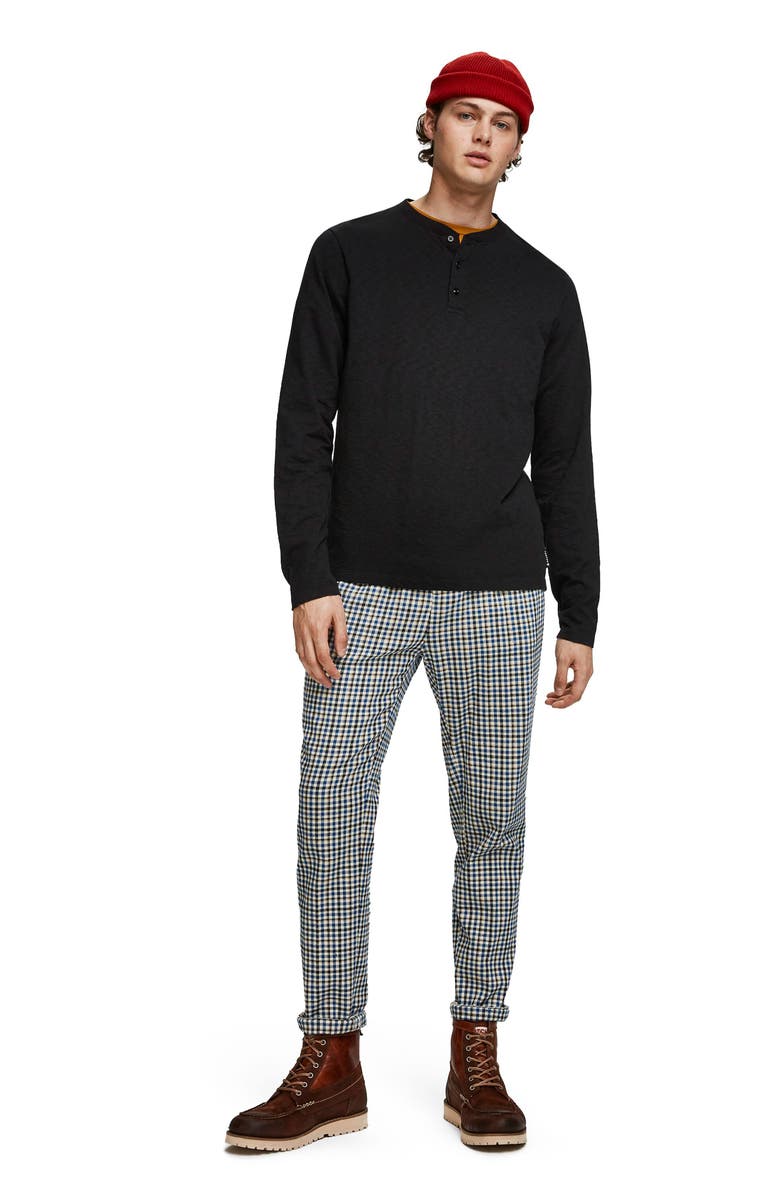 Scotch & Soda Granddad Classic Fit Long Sleeve Henley, Alternate, color,