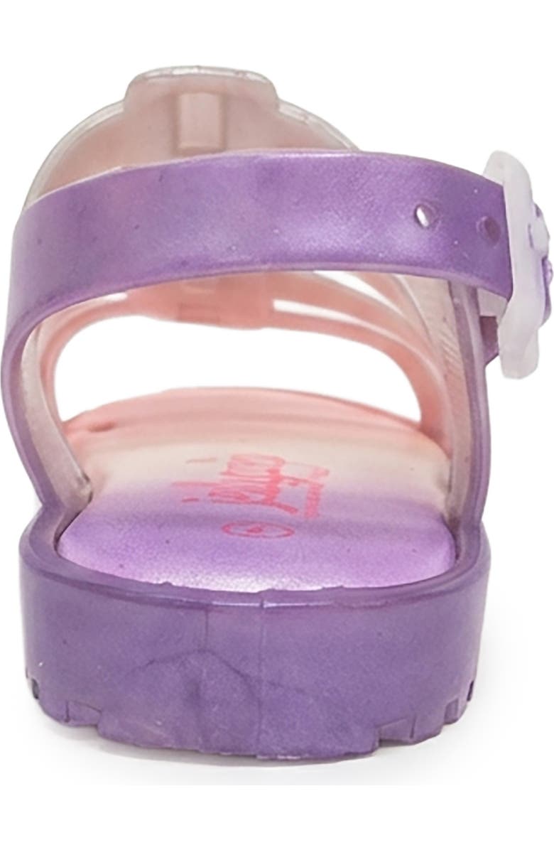 JELLYPOP Kids' Baleno Clear Glitter Sandal, Alternate, color, Pink Multi