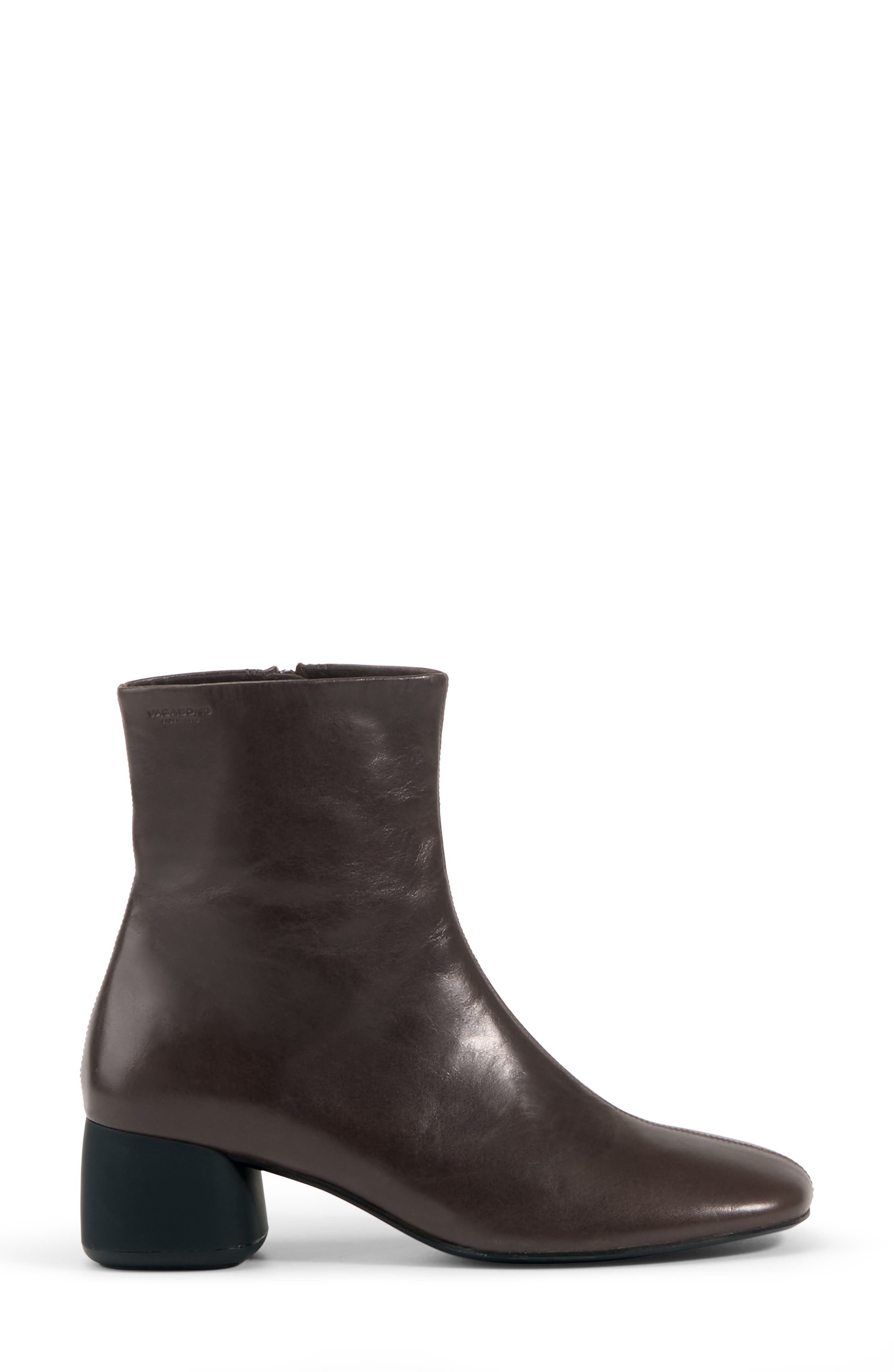 Livia Bootie, Alternate, color, CHOCOLATE