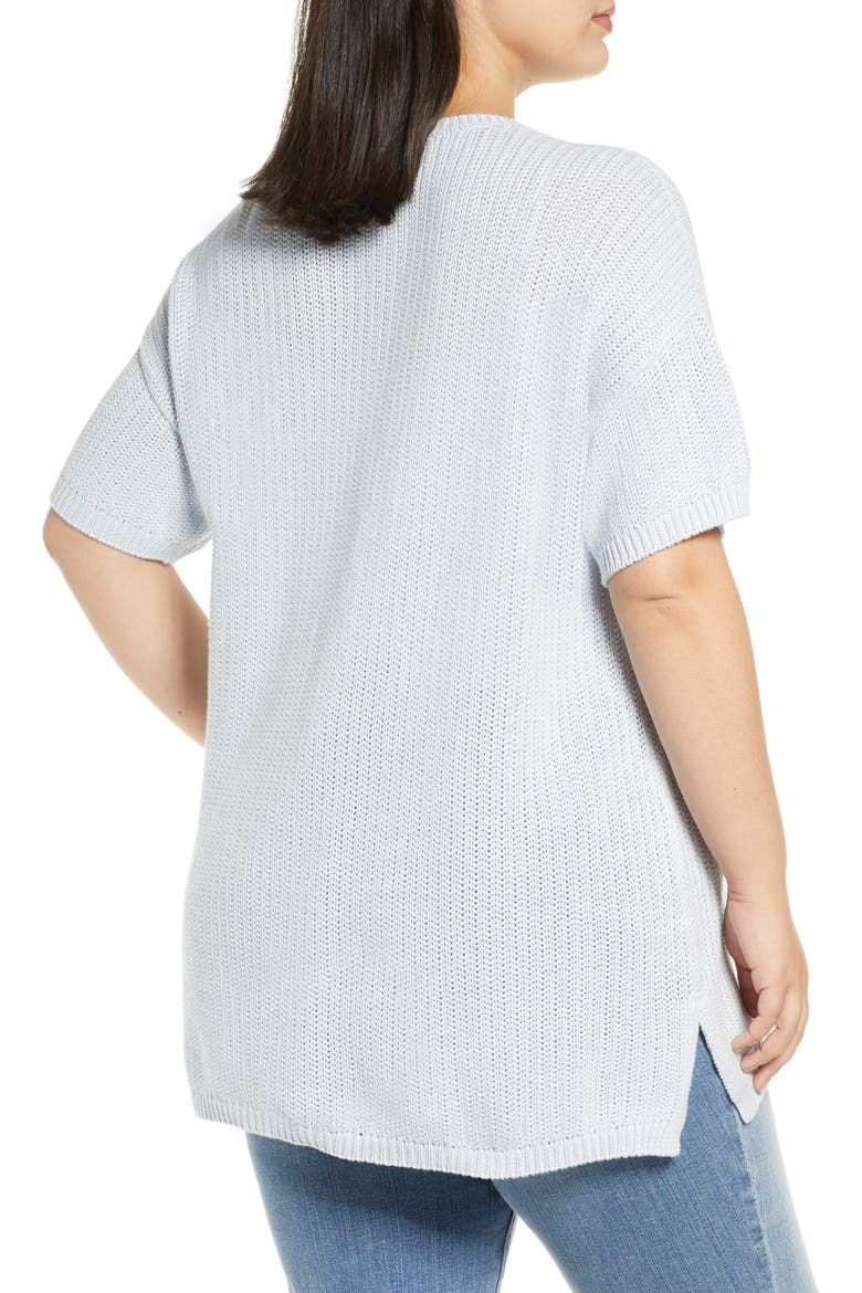 Crewneck Tunic Top, Alternate, color, RAIN