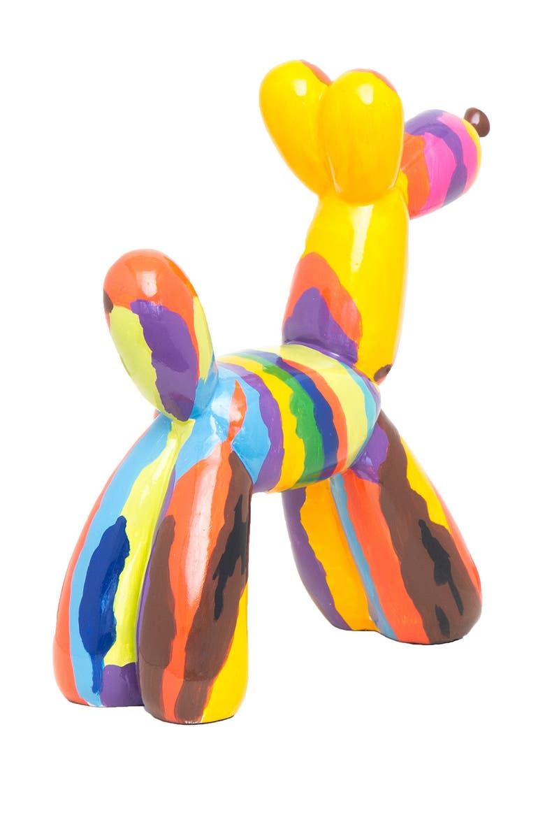 INTERIOR ILLUSIONS Graffiti Balloon Dog, Alternate, color, Graffiti/Multi-Color