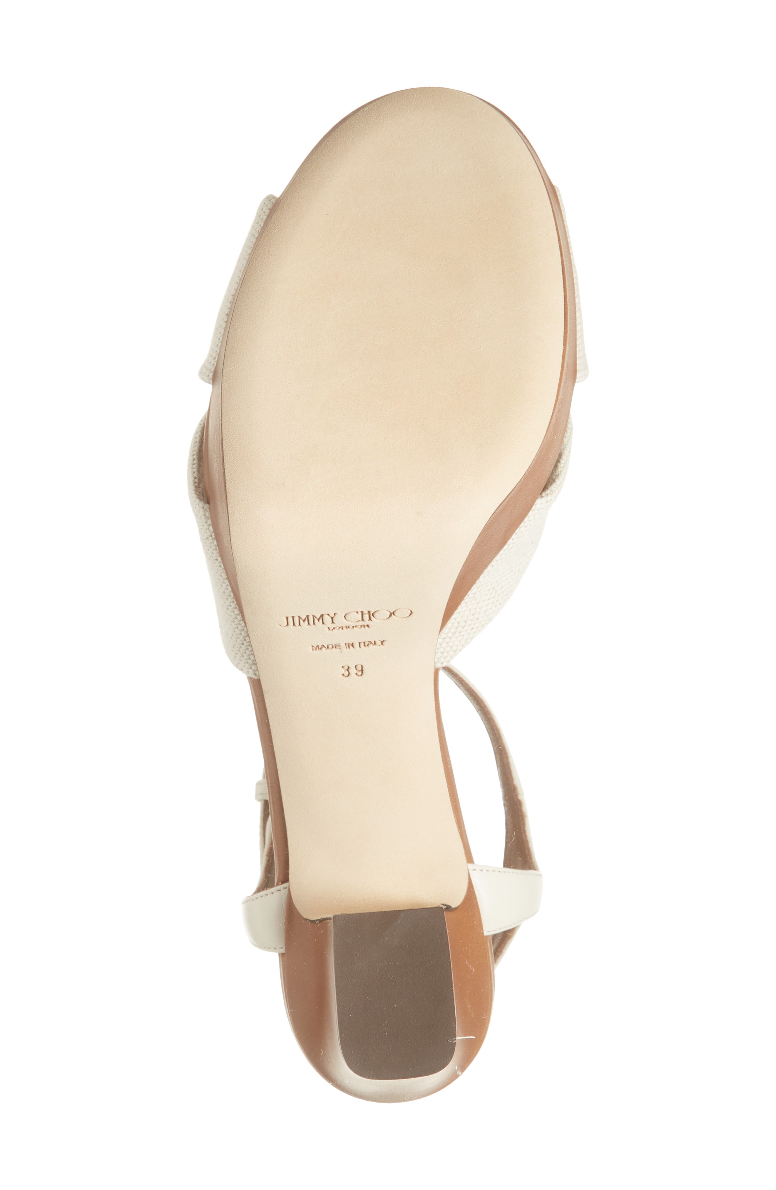 Jimmy Choo Heloise Platform Sandal, Alternate, color, Tan/ Natural
