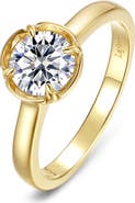 Lafonn Blossom Cradle Simulated Diamond Solitaire Ring