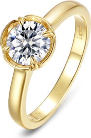 Lafonn Blossom Cradle Simulated Diamond Solitaire Ring
