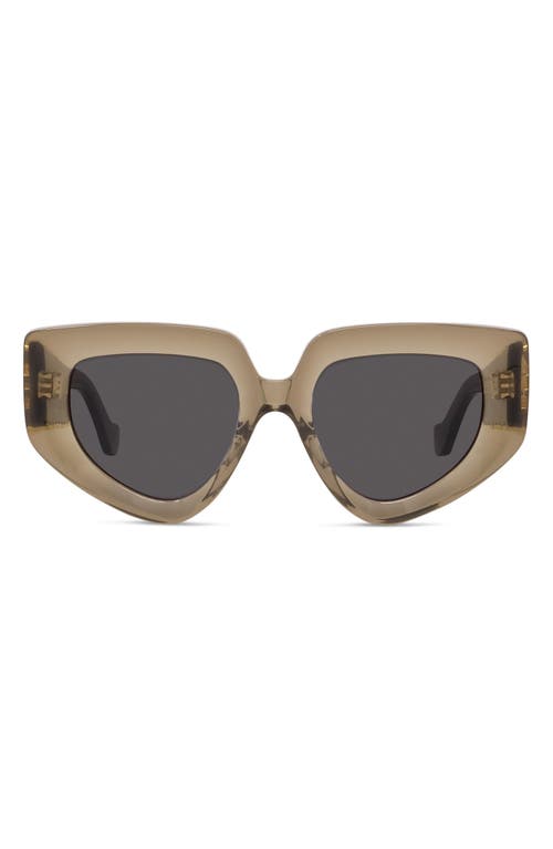 Loewe Anagram Lw40154u Sunglasses In Brown