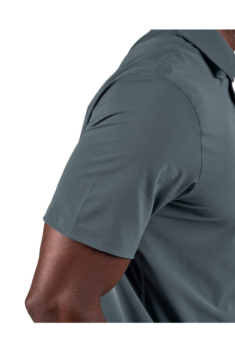 Hallow Polo, Alternate, color, Black Sand