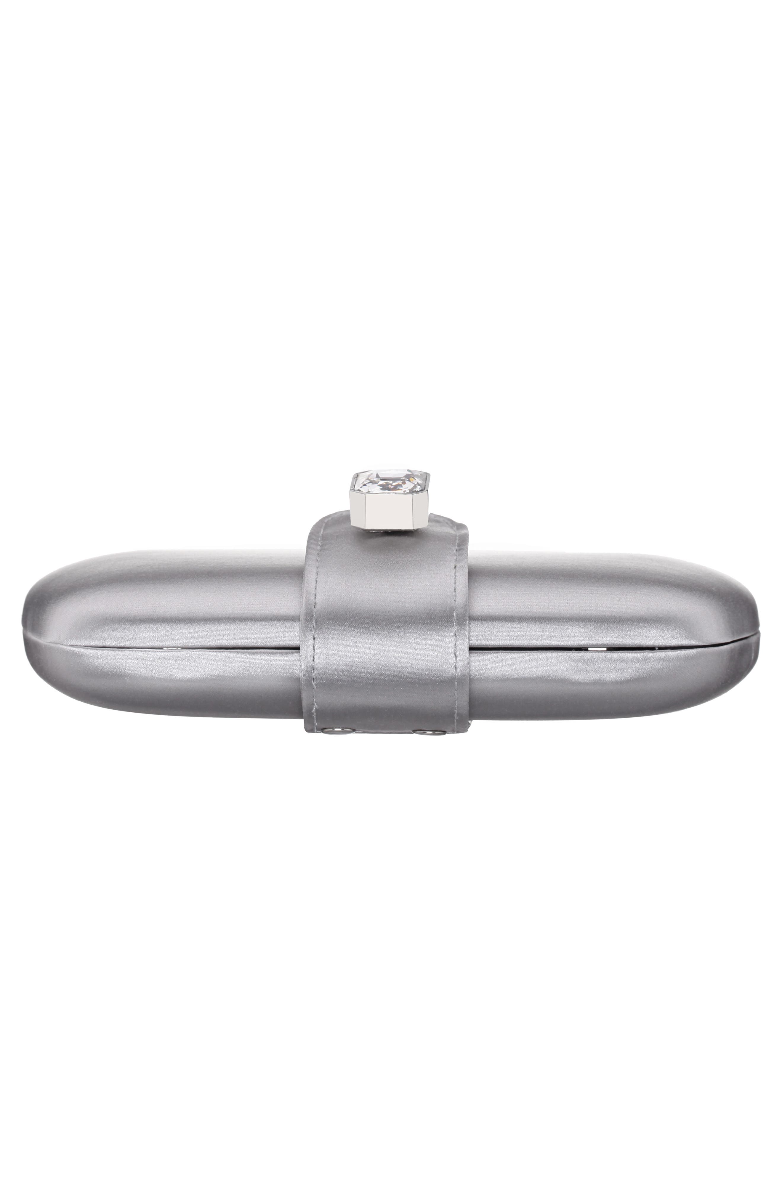 Nina Danni Clutch, Alternate, color, Silver