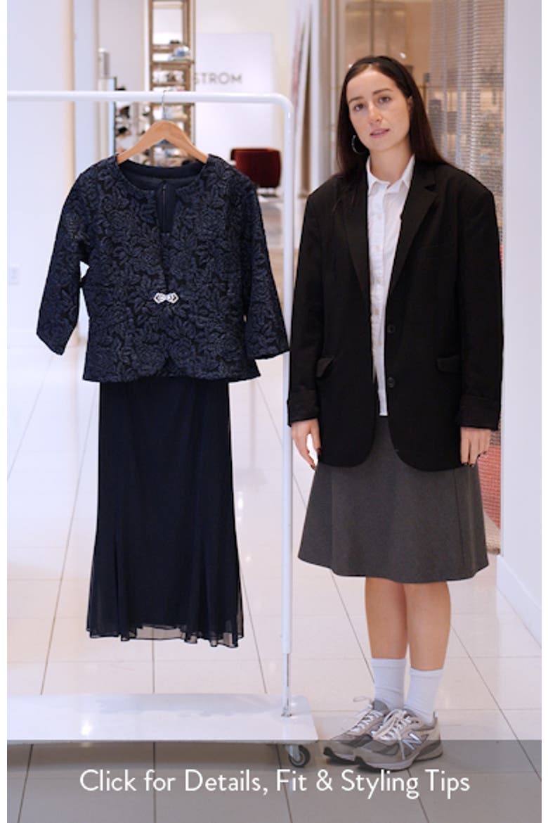 Jacquard Cocktail Dress with Jacket video