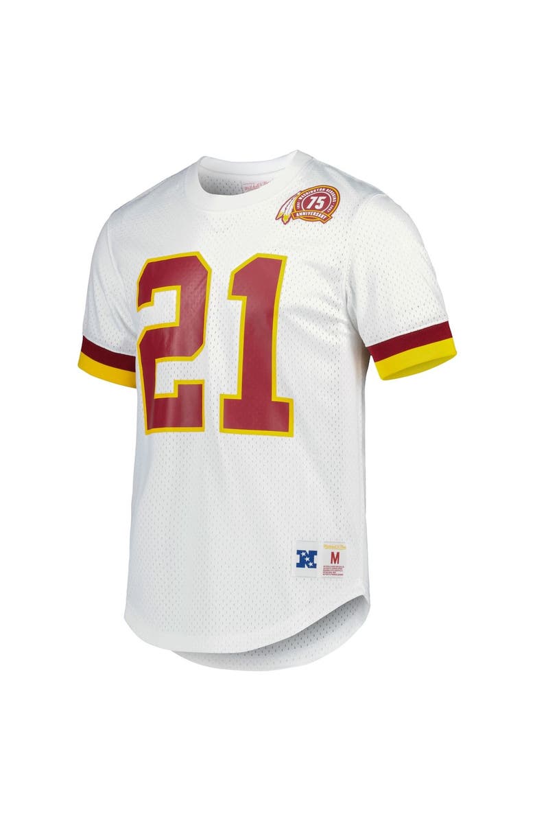 Mitchell & Ness Men's Mitchell & Ness Sean Taylor White Washington Commanders Retired Player Name & Number Mesh Top, Alternate, color, 