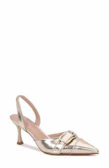 BERNESS Alexa Pointed Toe Slingback Pump