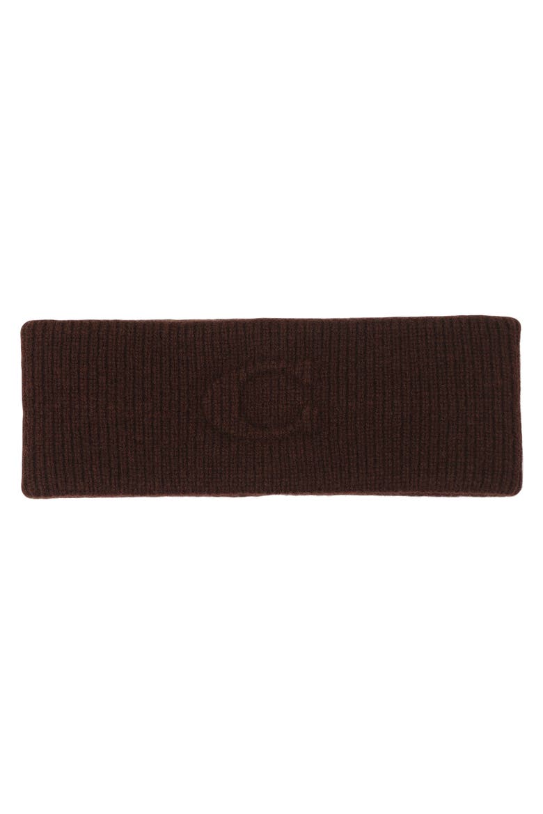 Embossed C Wool Blend Headband, Alternate, color, MAPLE