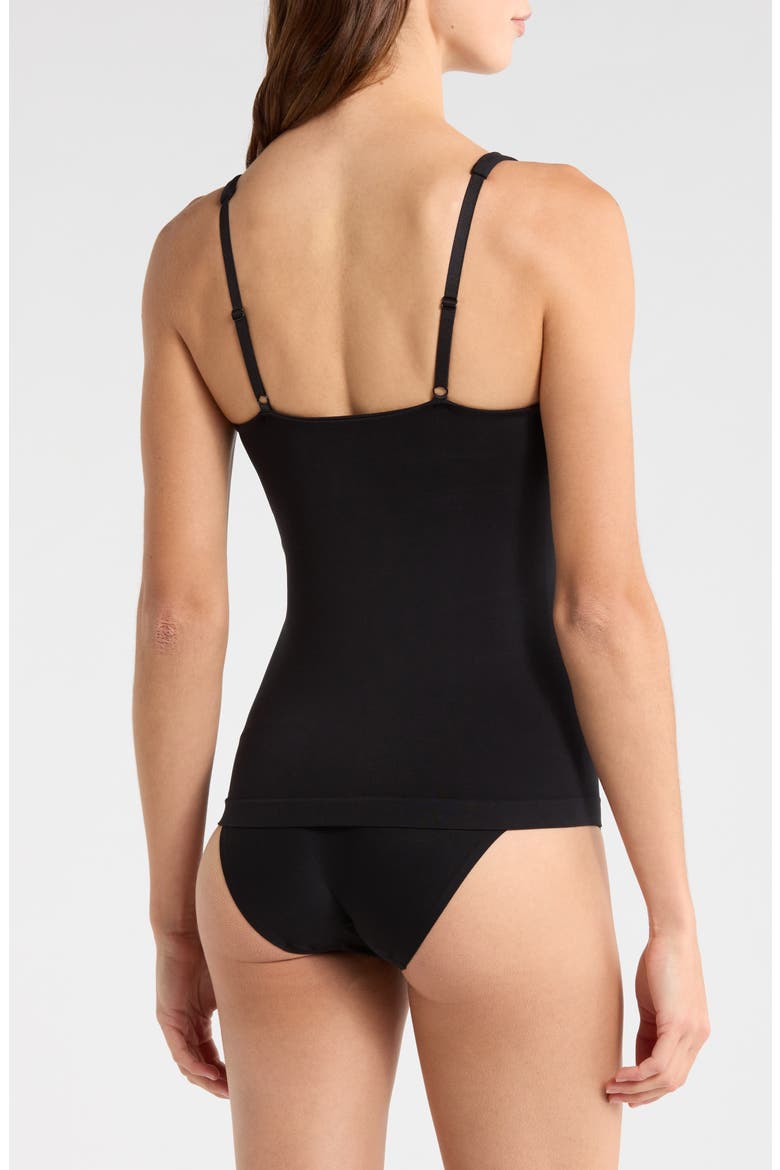 Seamless Shelf Bra Layering Tank, Alternate, color, BLACK