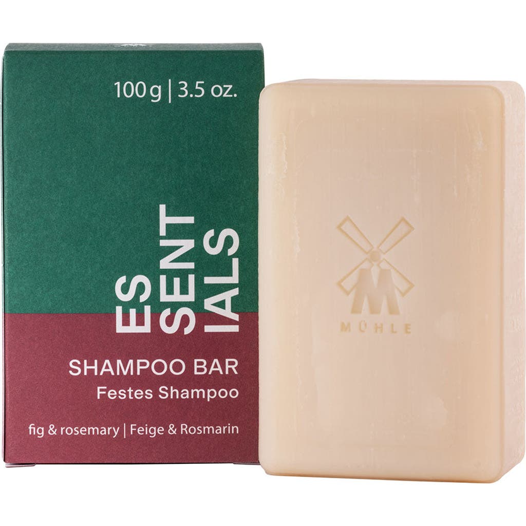 Mühle Essentials Fig & Rosemary Shampoo Bar In White