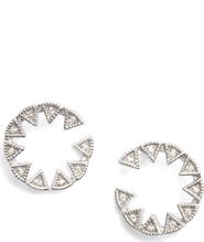 Dana Rebecca Designs Emily Sarah Triangle Diamond Stud Earrings
