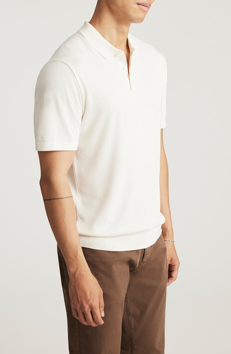 Mavi Jeans Edition Slim Fit Polo, Alternate, color, Antique White