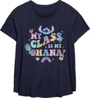 Lilo & Stitch Womens Lilo & Stitch My Class Is My Ohana T Shirt