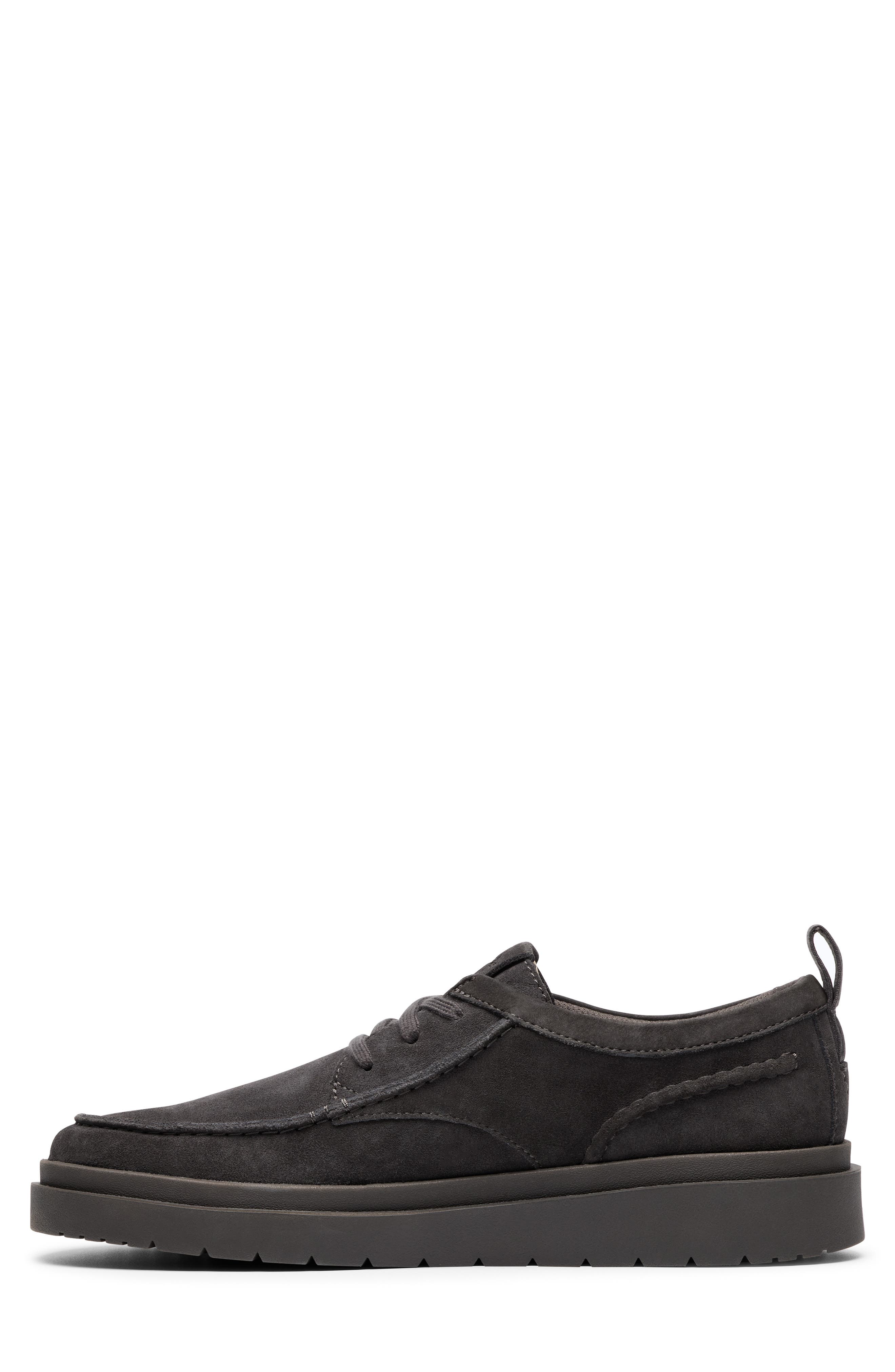 Clarks<sup>®</sup> Polden Moc Toe Derby, Alternate, color, Dark Grey Suede