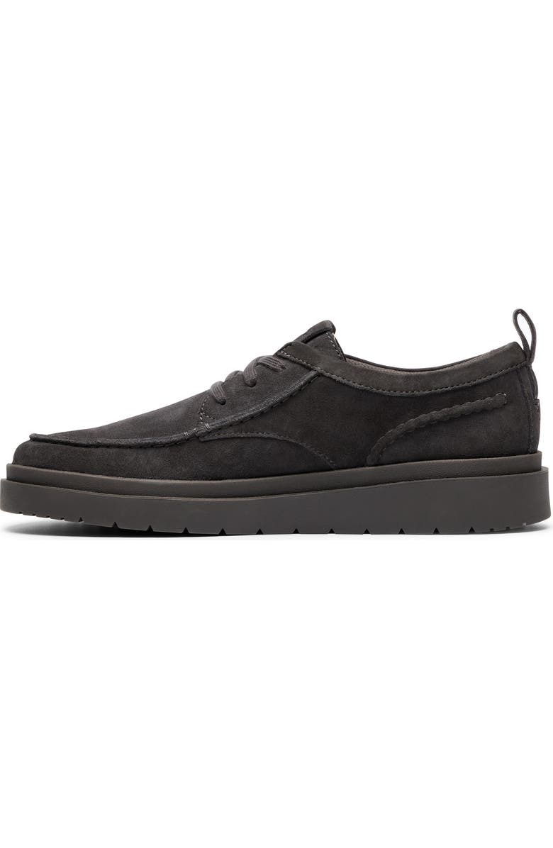 Clarks<sup>®</sup> Polden Moc Toe Derby, Alternate, color, Dark Grey Suede