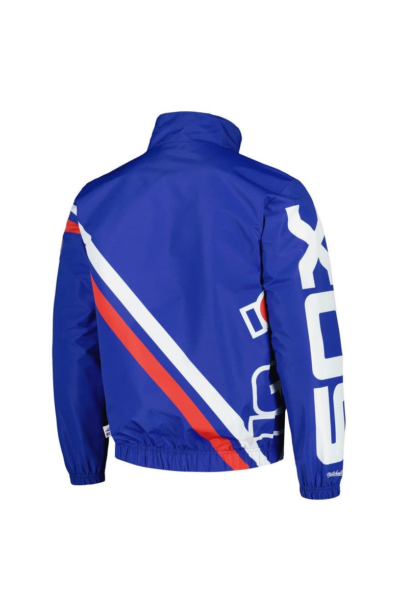 Mitchell & Ness Men's Mitchell & Ness Royal Chicago White Sox Exploded Logo Warm Up Full-Zip Jacket, Alternate, color, Royal