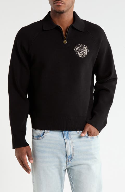 Quarter Zip Knit Polo