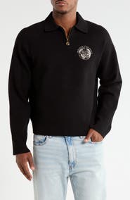 HONOR THE GIFT Quarter Zip Knit Polo