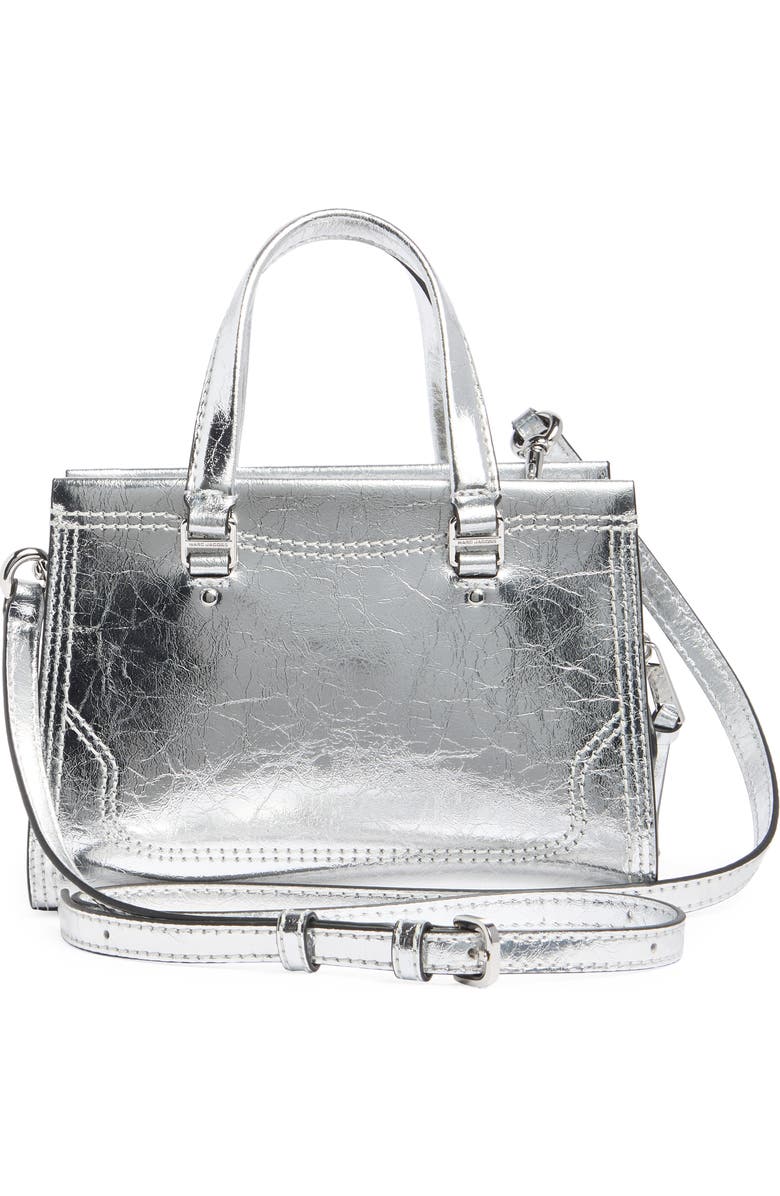 Marc Jacobs Small Crinkle Cruiser Metallic Satchel, Alternate, color,