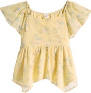 abercrombie kids Kids' Crinkle Chiffon Babydoll Top