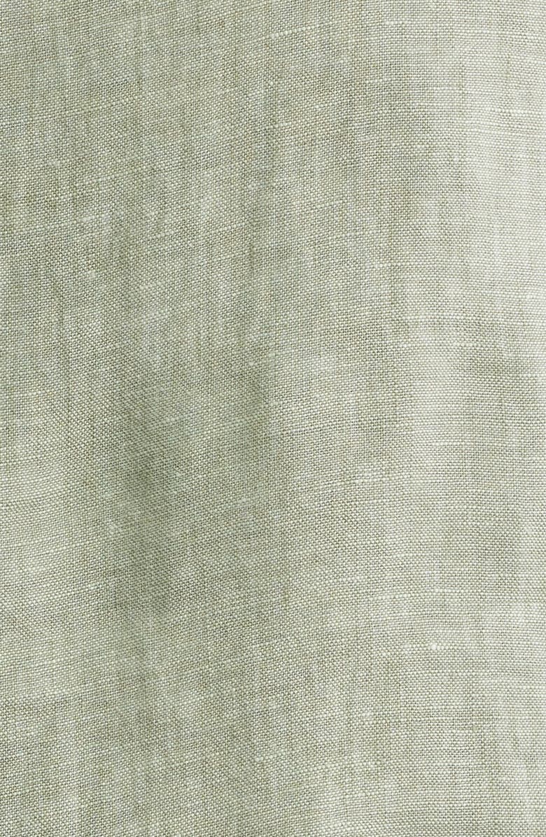 Bonobos Riviera Slim Fit Linen Button-Down Shirt, Alternate, color, Solid Linen C29 - Green