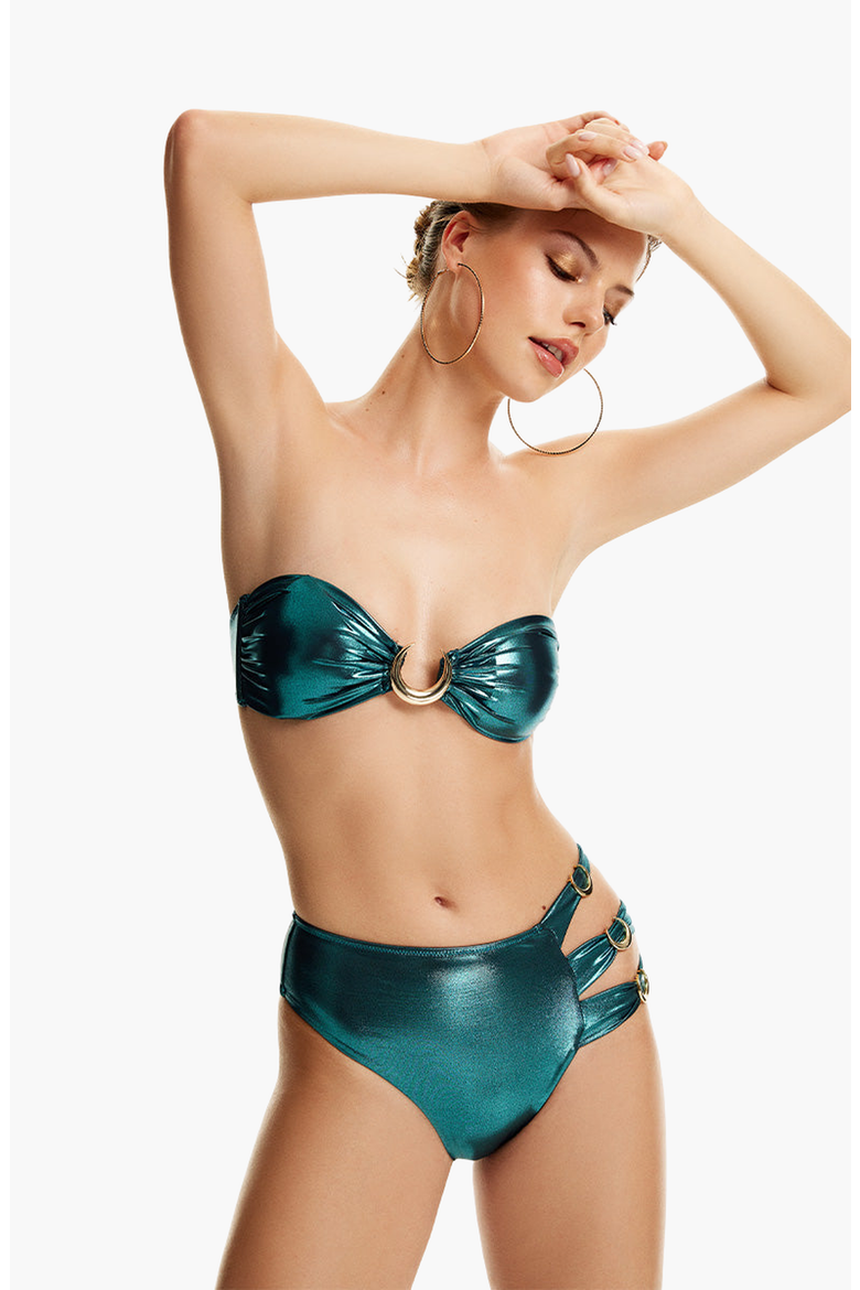 AURORA BIKINI, Alternate, color, Metallic Blue