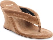 Balenciaga Gaeta Wedge Thong Sandal