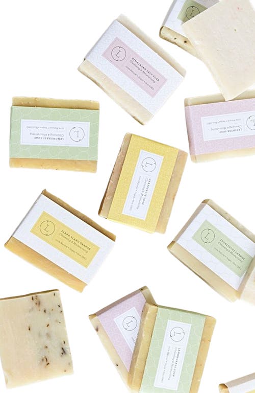 Lizush 2 X Natural Cold Process Soap Bar With Essential Oils