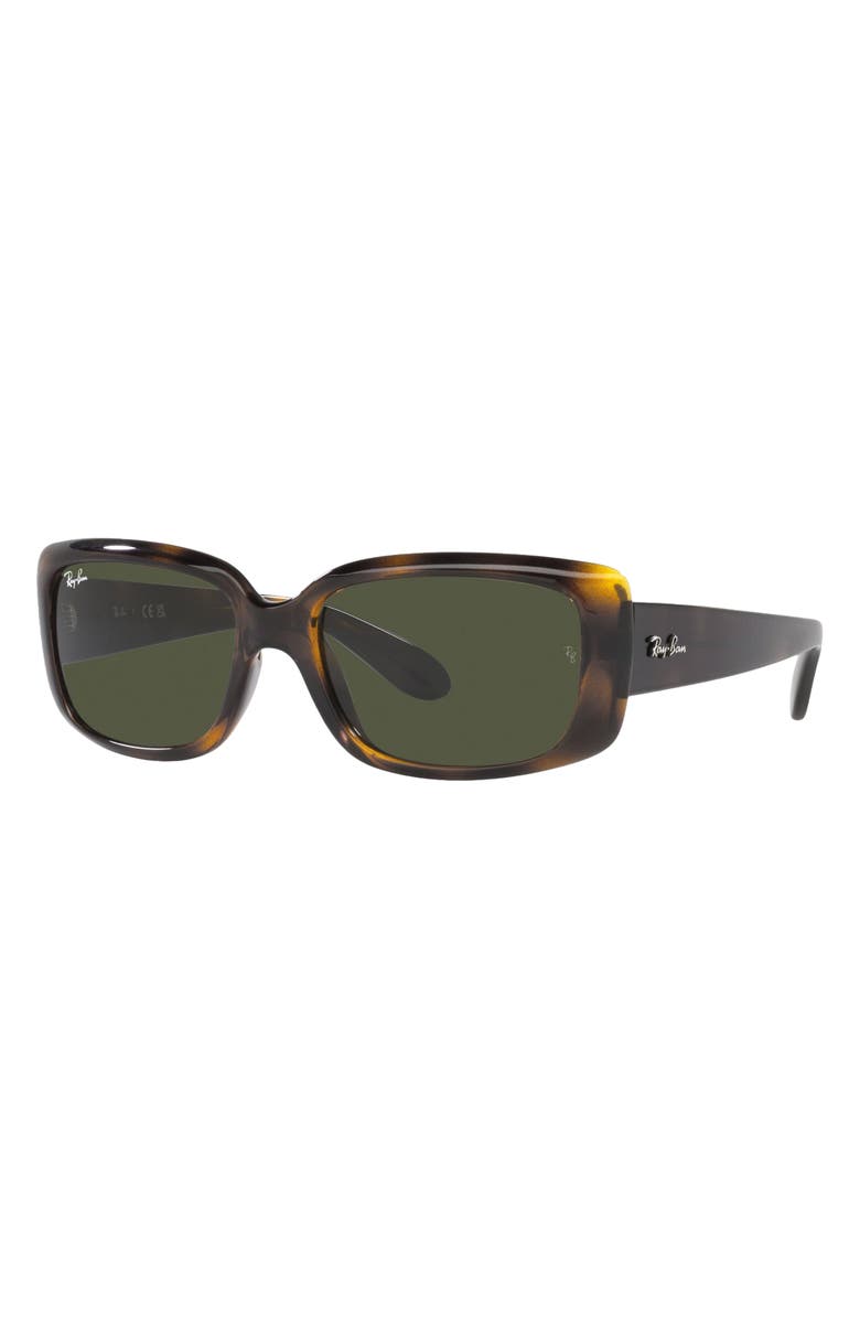 Ray-Ban 58mm Rectangular Sunglasses, Alternate, color, Havana