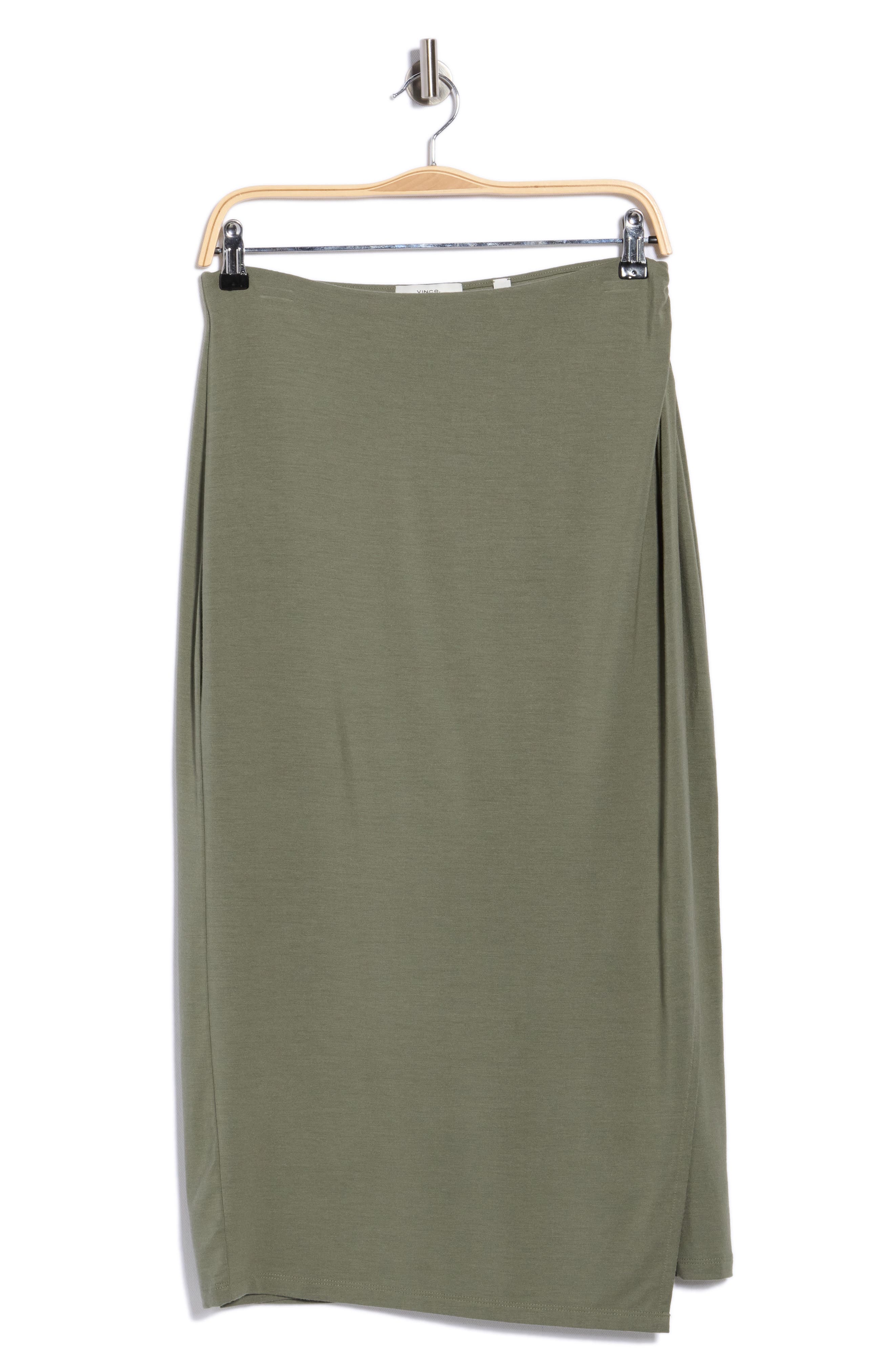 Draped Midi Skirt