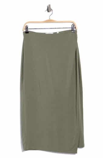Draped Midi Skirt