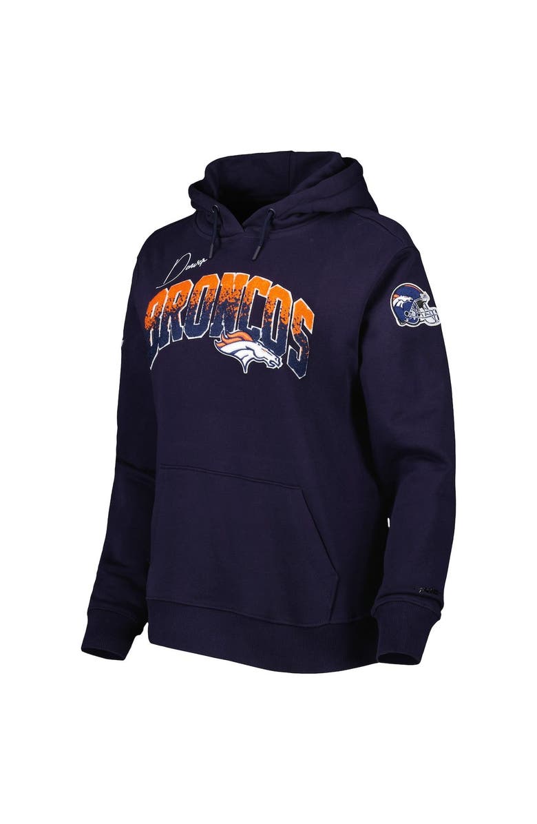 PRO STANDARD Women's Pro Standard Navy Denver Broncos Local Patch Pullover Hoodie, Alternate, color, Navy