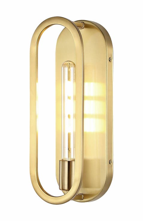 Emilia 1-Light Modern Bohemian Iron LED Sconce