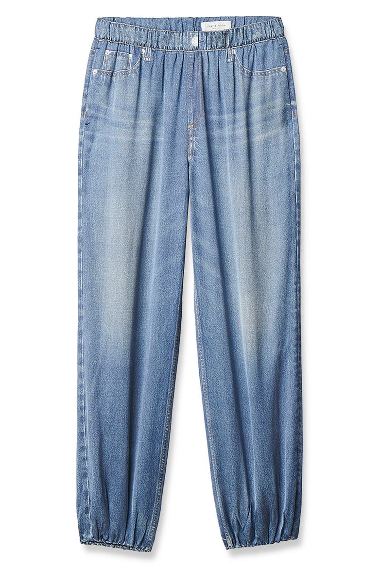 rb Miramar Satin Pull-On Bubble Pants, Alternate, color, JASPER