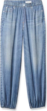 rag & bone rb Miramar Satin Pull-On Bubble Pants