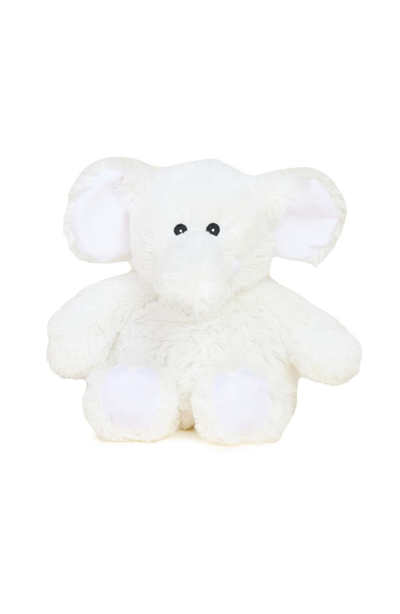Warmies Elephant Plush Toy, Alternate, color, White