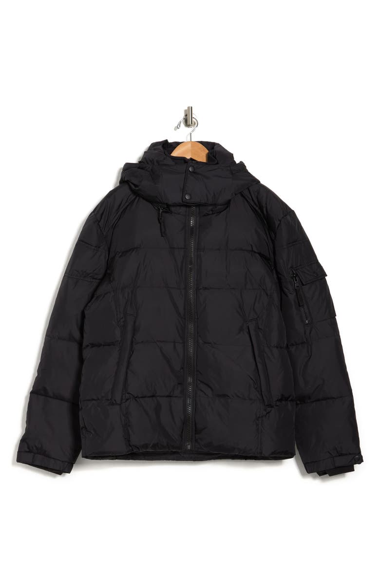 S13 Matte Hooded Down Parka Jacket, Alternate, color, 