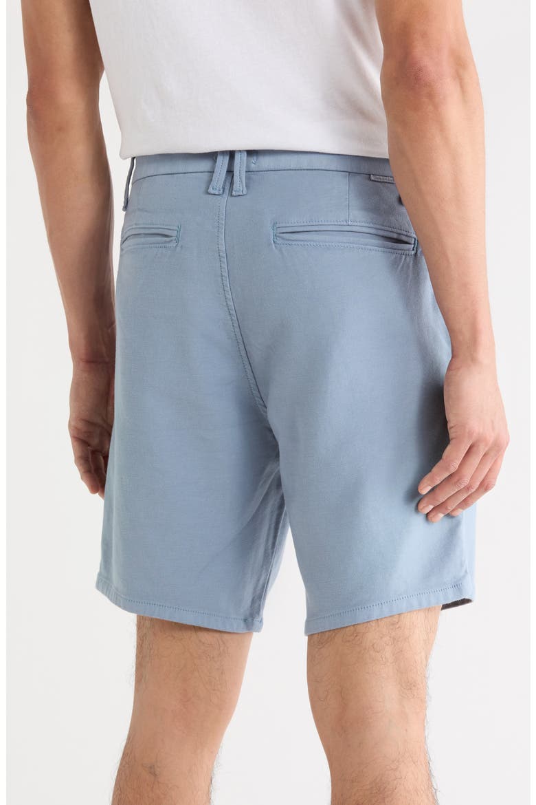The Airsoft Slim Straight Leg Terry Chino Shorts, Alternate, color, WINDWARD BLUE