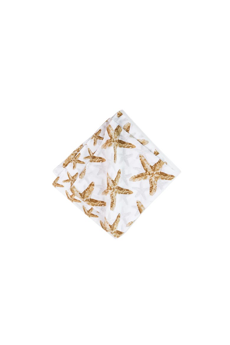 Sandbridge Stars Napkin Set of 6, Main, color, White