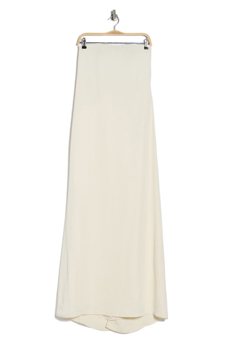Carolyns Strapless Gown, Alternate, color, BONE