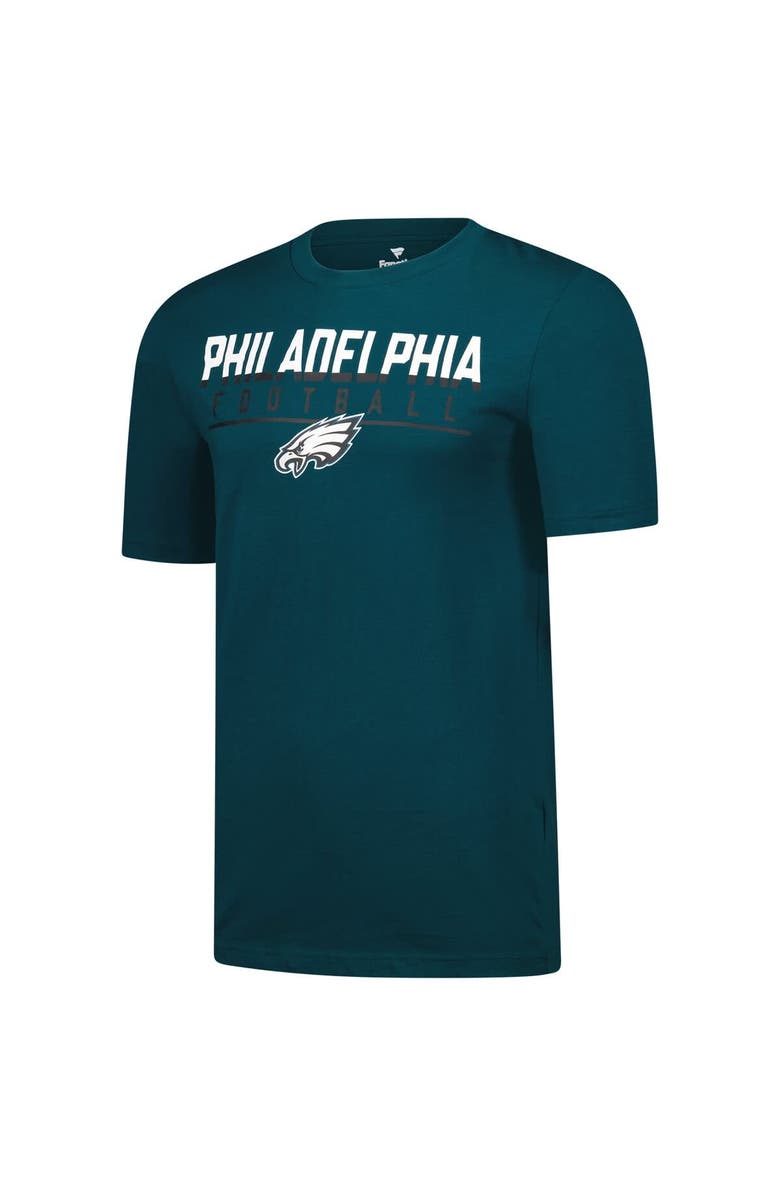 FANATICS Men's Fanatics Midnight Green Philadelphia Eagles Blocked T-Shirt, Alternate, color,