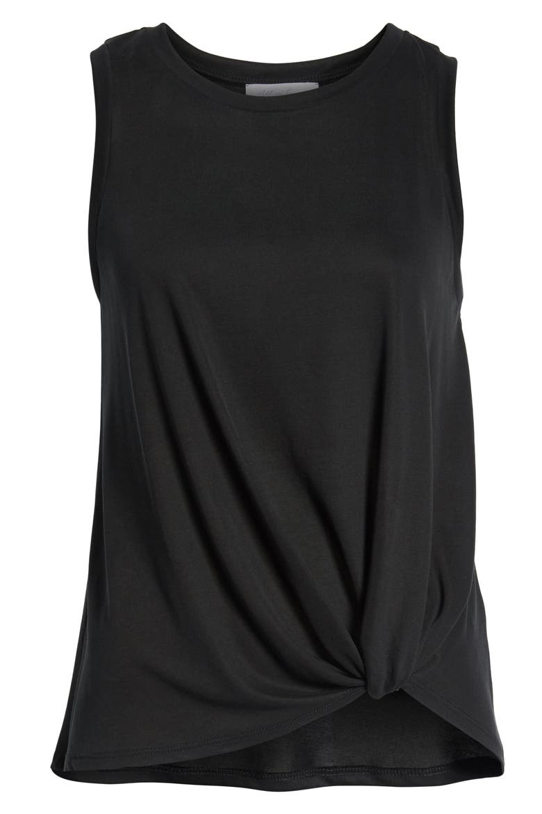 Twist Tank, Alternate, color, BLACK