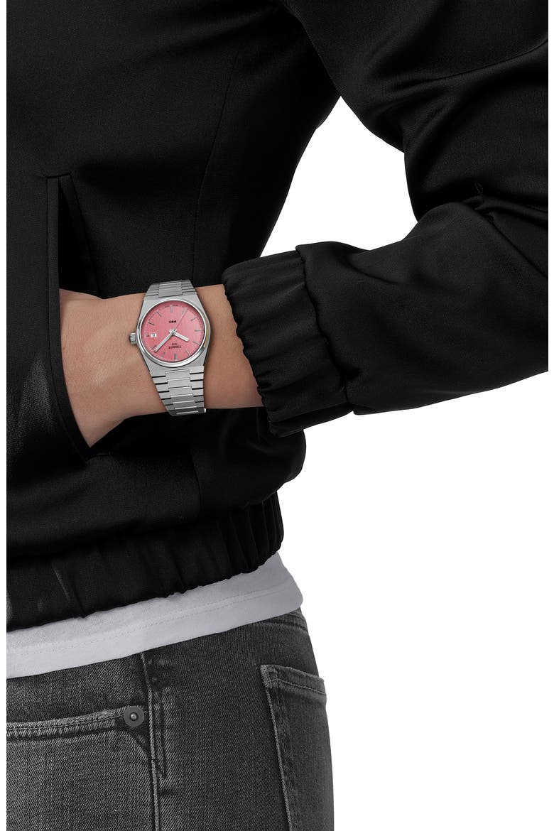 PRX Bracelet Watch, 35mm, Alternate, color, PINK