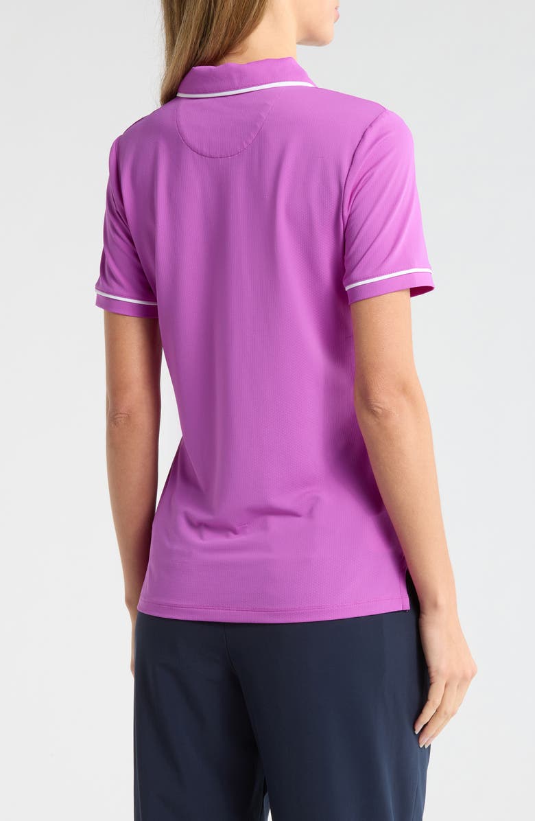 Original Penguin Veronica Performance Polo, Alternate, color, Purple Cactus Flower