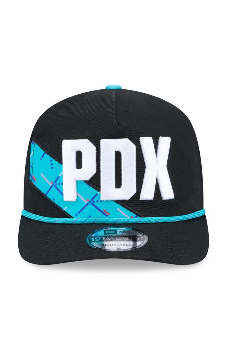 New Era Men's New Era Black Portland Trail Blazers 2025/26 City Edition 19TWENTY Adjustable Hat, Alternate, color, Black