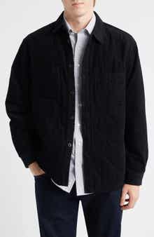 925 Originals Quilted Cotton Corduroy Button-Up Shirt Jacket